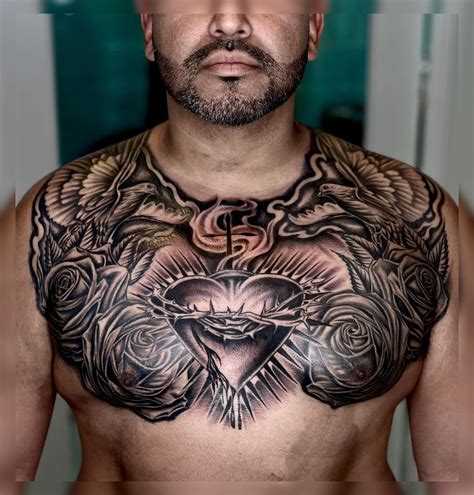 tattoo chest mens